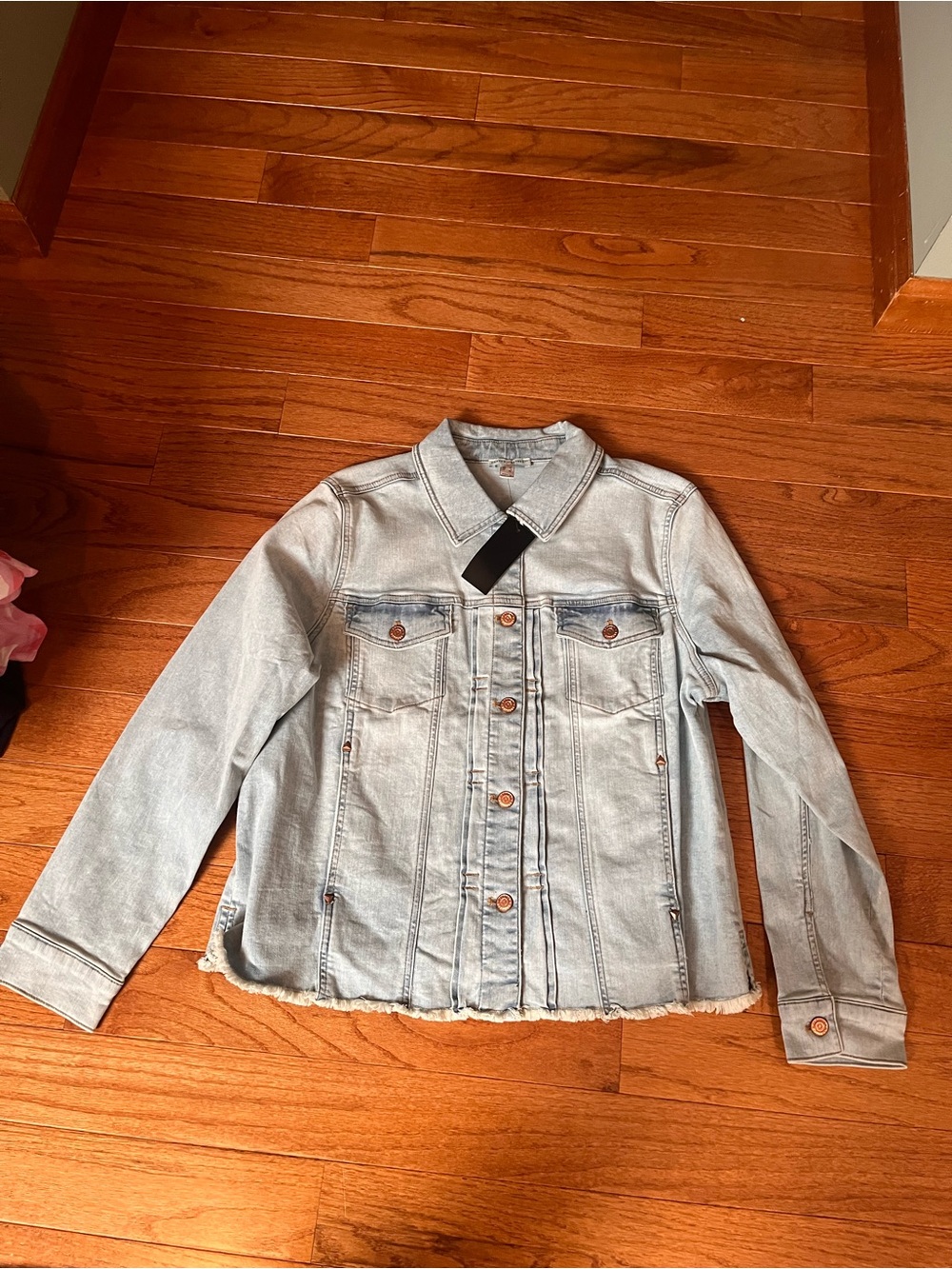Canyon  Retreat Light Blue Denim Jacket with Copper Buttons